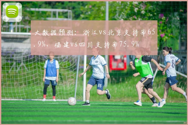 大数据预测：浙江vs北京支持率65.9%，福建vs四川支持率75.9%